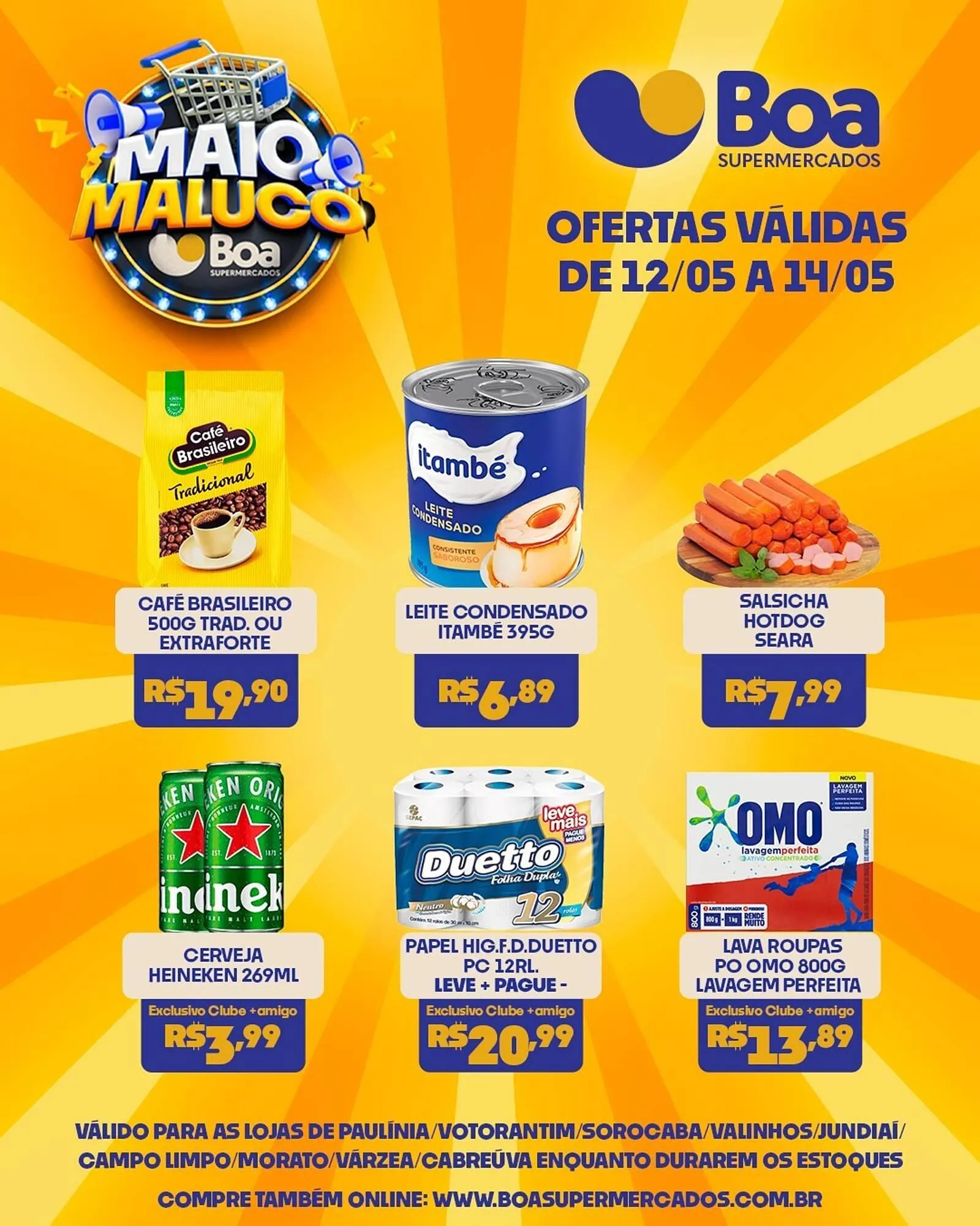 Encarte de Tabloide Boa Supermercados 12 de maio até 14 de maio 2026 - Pagina 2