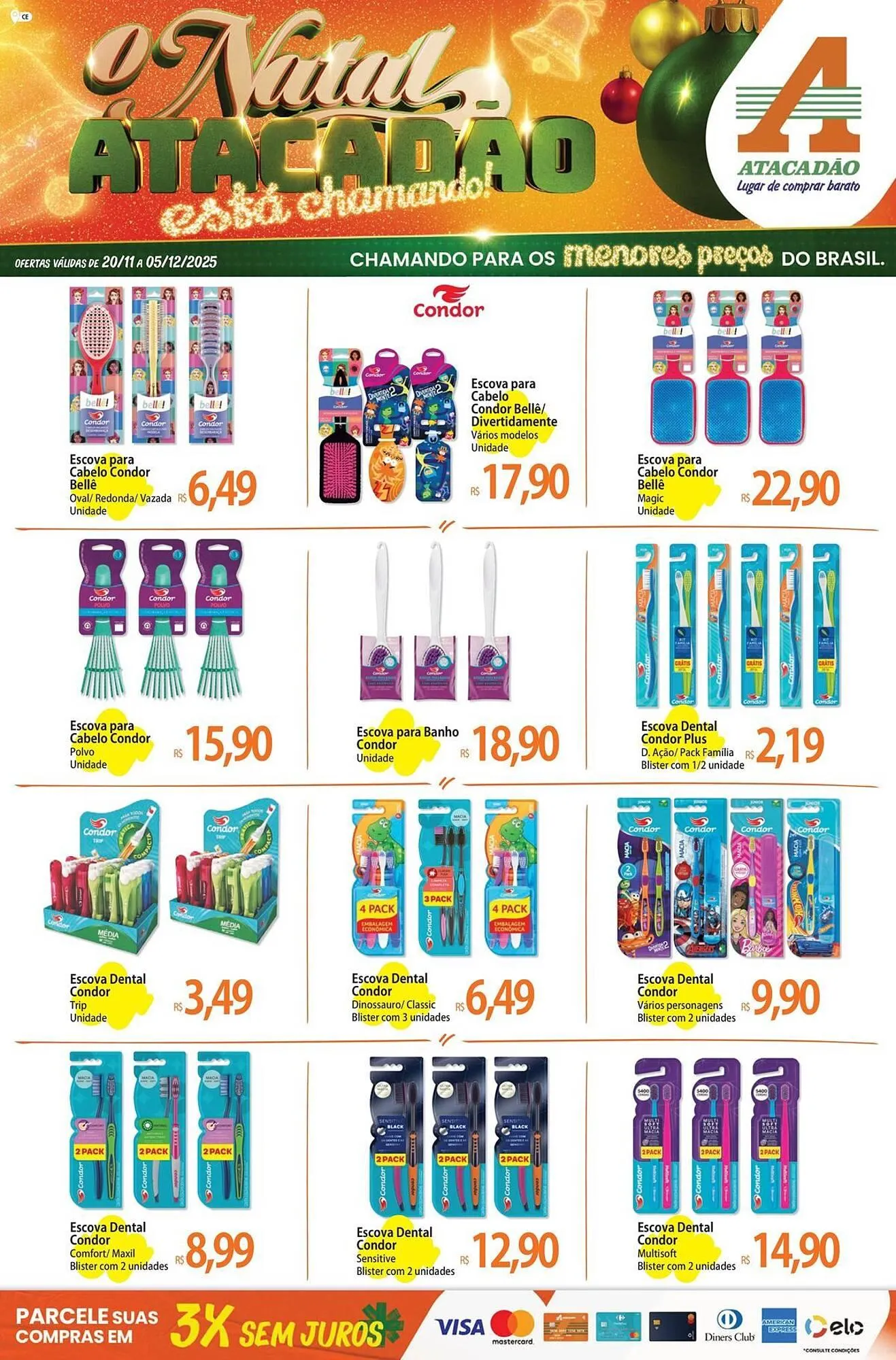 Encarte de Folheto Atacadão 20 de novembro até 5 de dezembro 2025 - Pagina 1