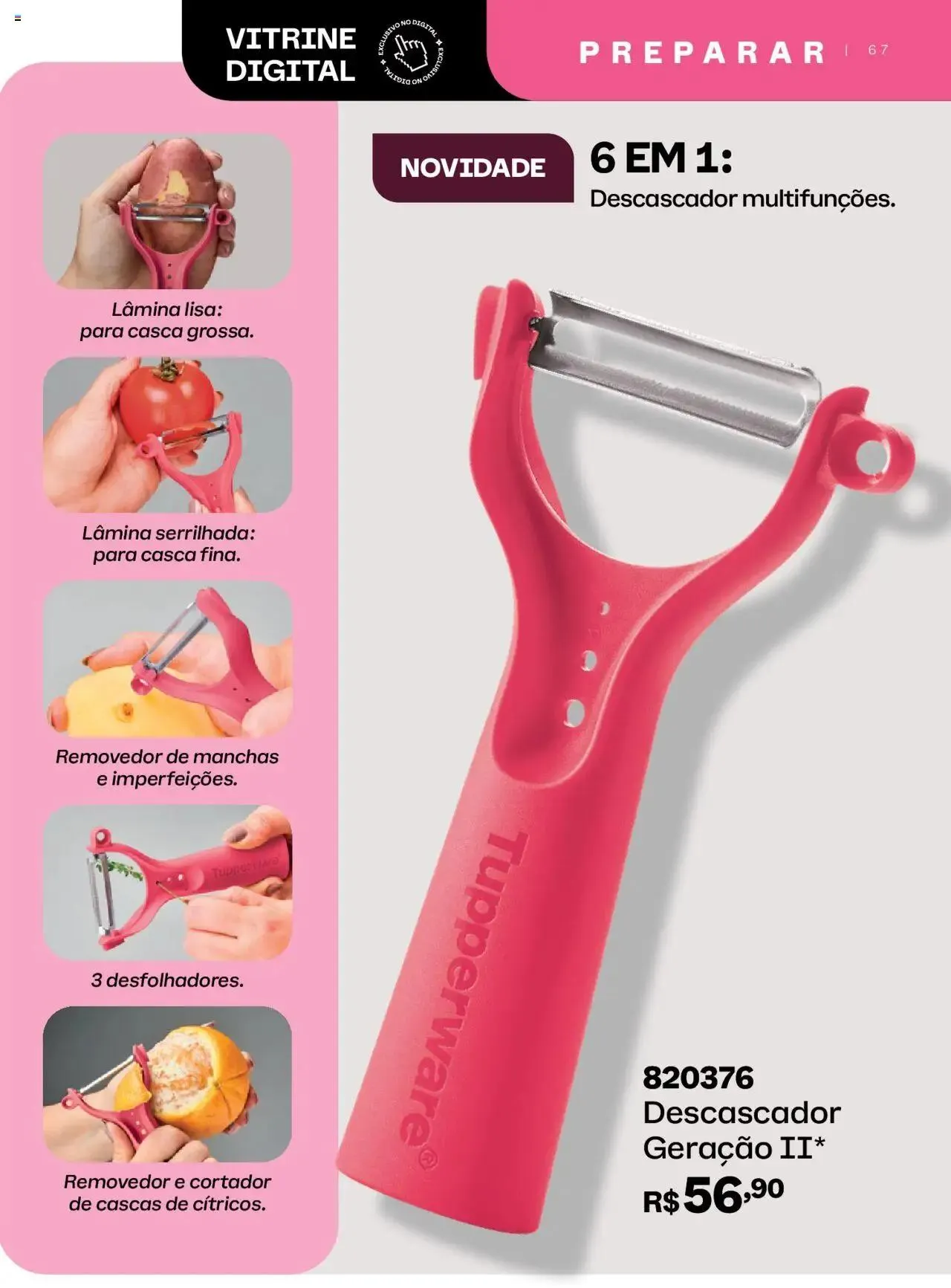 Encarte de Tupperware - Catálogo Vitrine 03 1 de março até 31 de março 2025 - Pagina 67