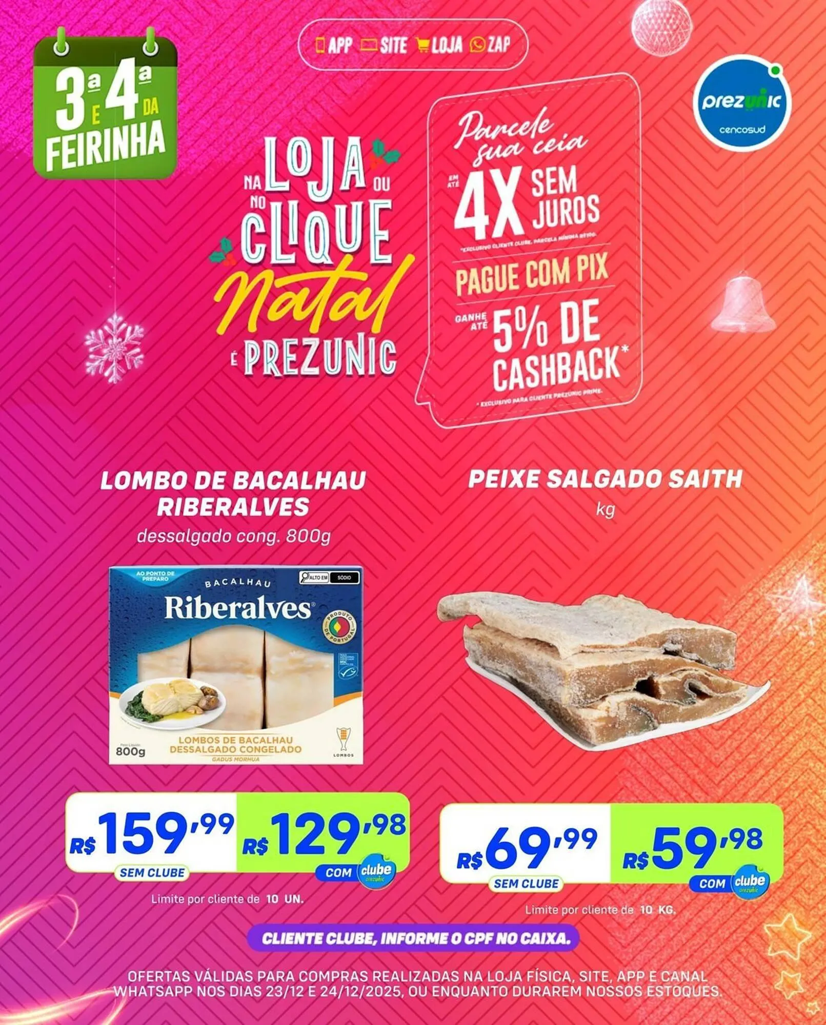 Encarte de Encarte Prezunic 23 de dezembro até 24 de dezembro 2025 - Pagina 3