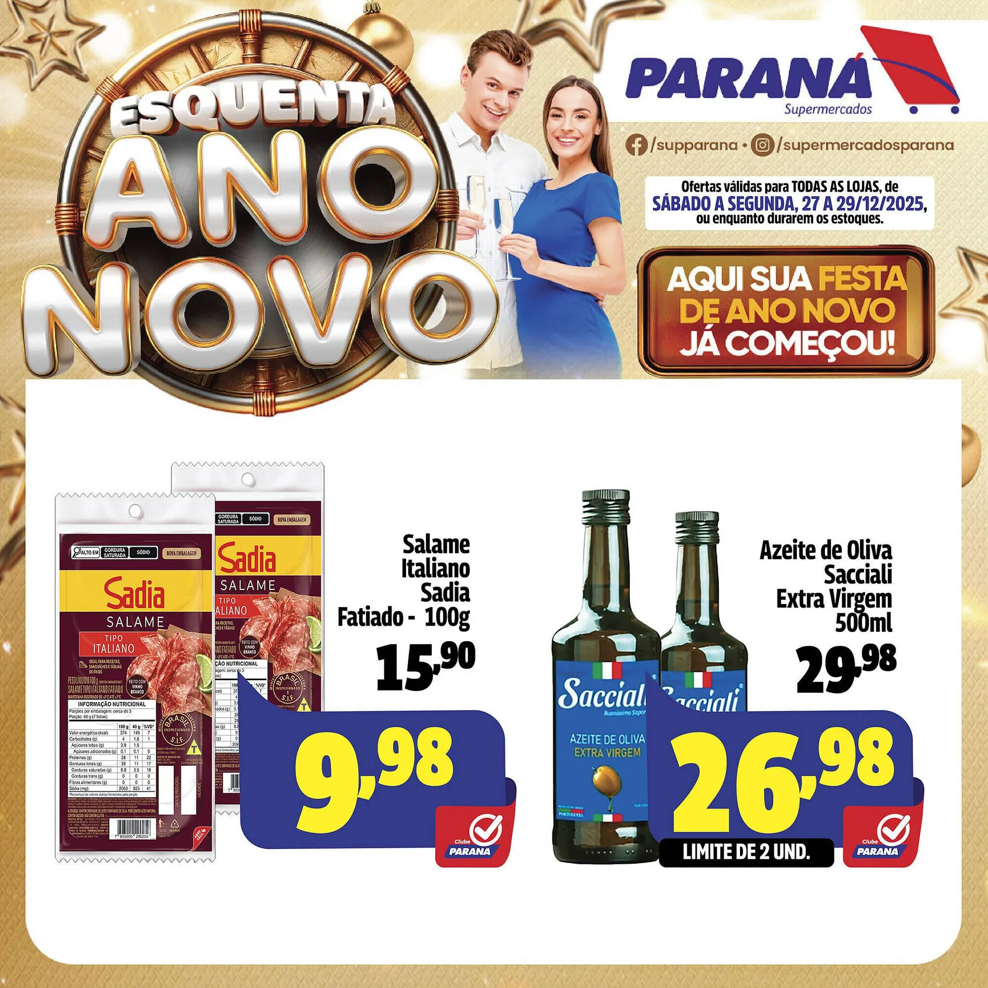 Encarte de Folheto Supermercado Paraná 27 de dezembro até 29 de dezembro 2025 - Pagina 4
