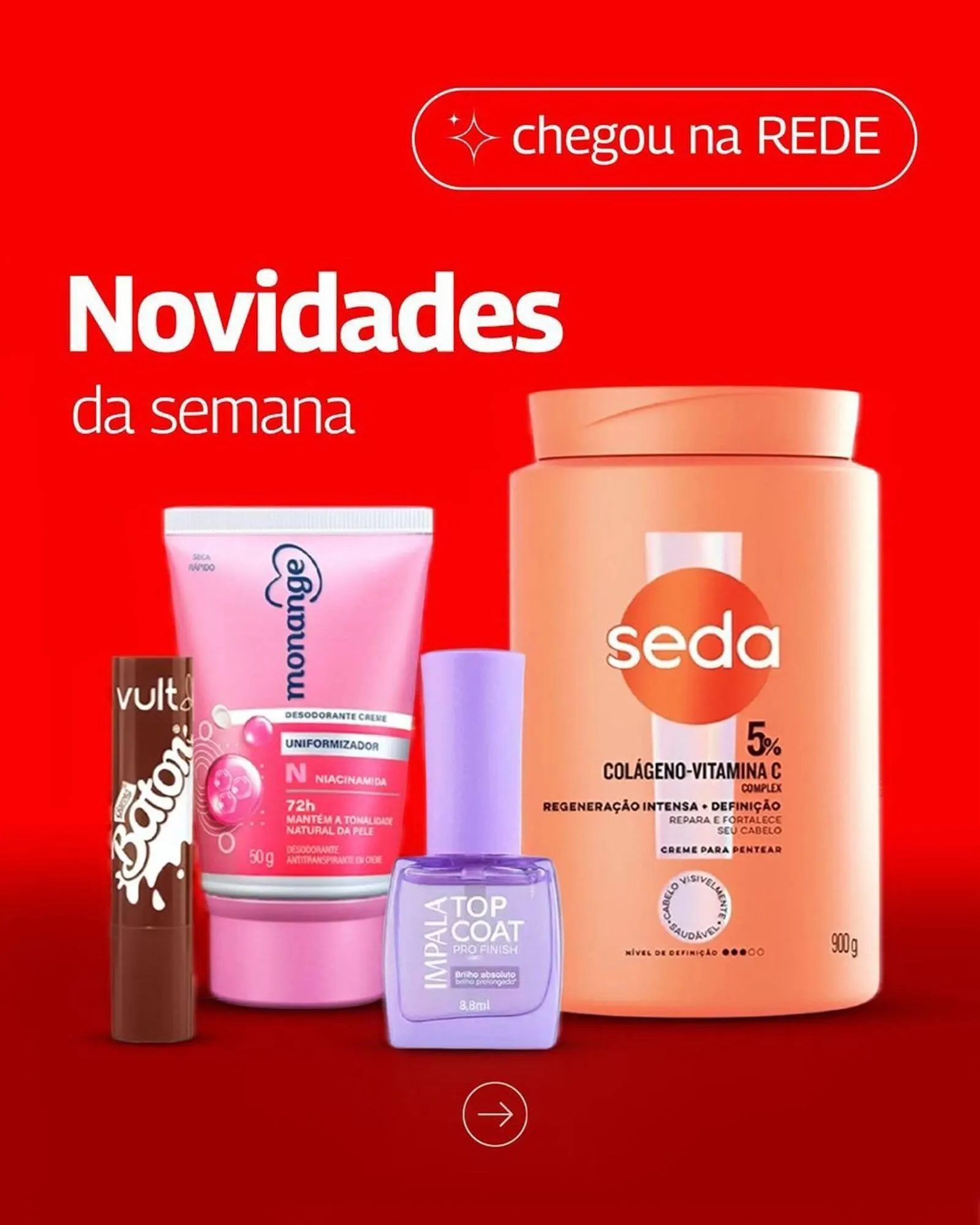 Encarte de Folheto Lojas Rede 7 de abril até 13 de abril 2026 - Pagina 1