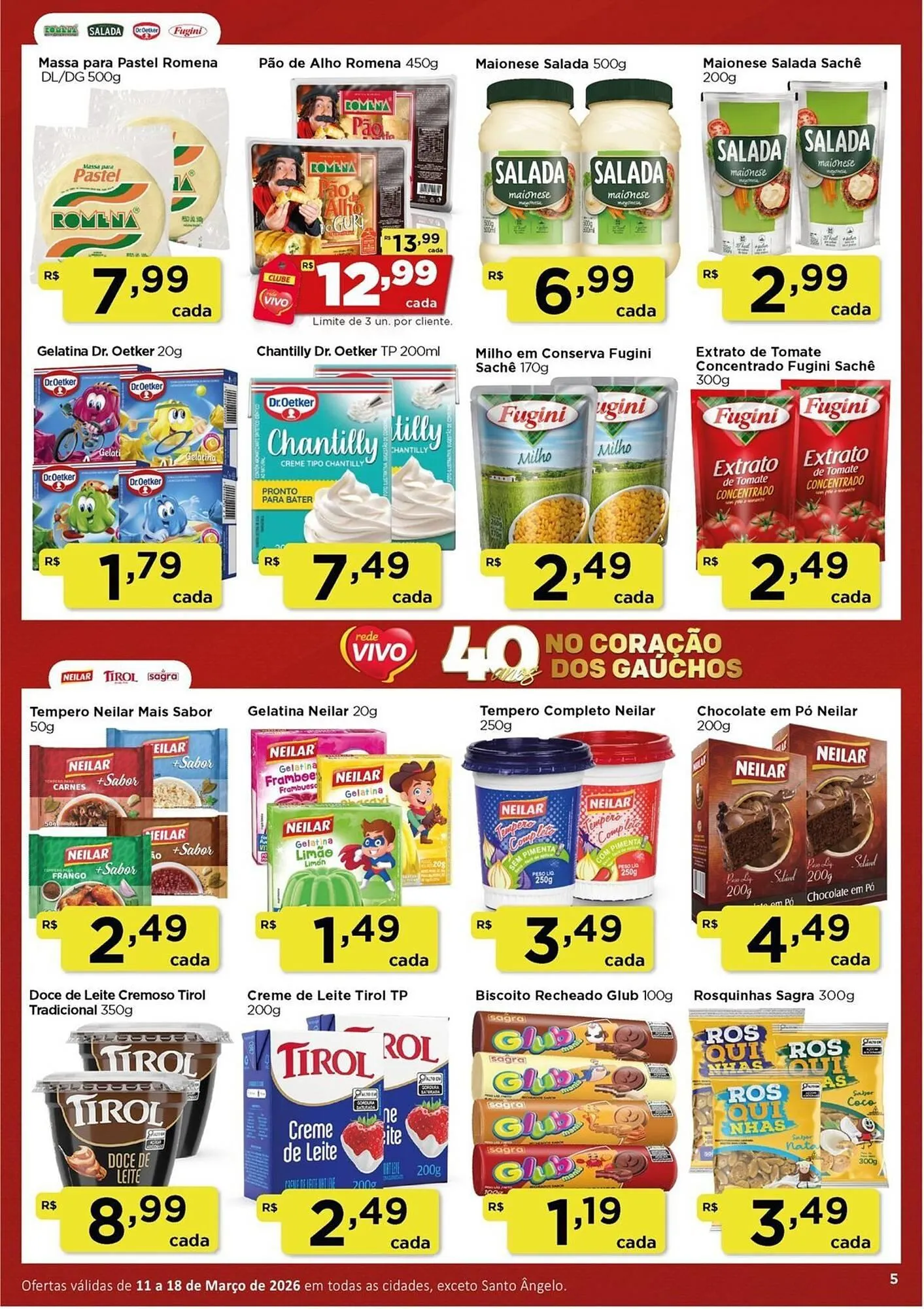 Encarte de Encarte Rede Vivo 11 de março até 18 de março 2026 - Pagina 5