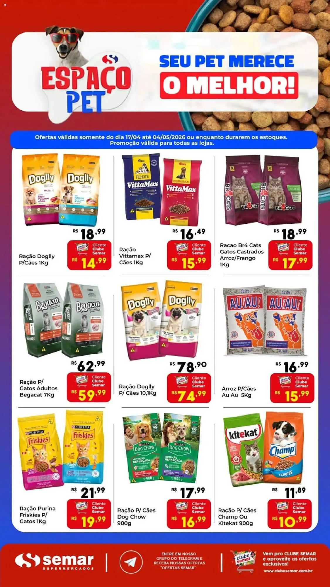 Encarte de Folheto Semar Supermercado 17 de abril até 4 de maio 2026 - Pagina 2