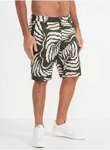 Bermuda Alfaiataria De Linho