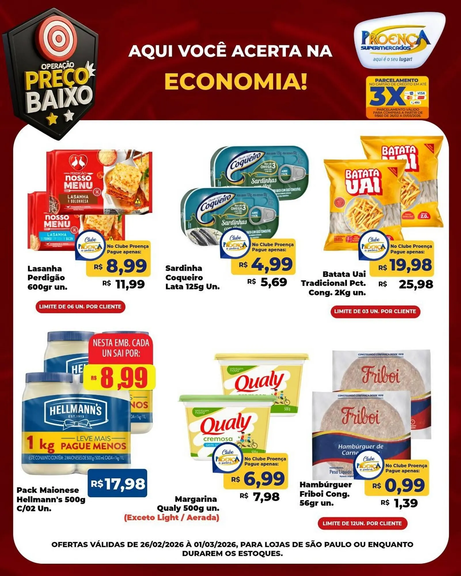 Encarte de Catálogo Proença Supermercados 26 de fevereiro até 1 de março 2026 - Pagina 2