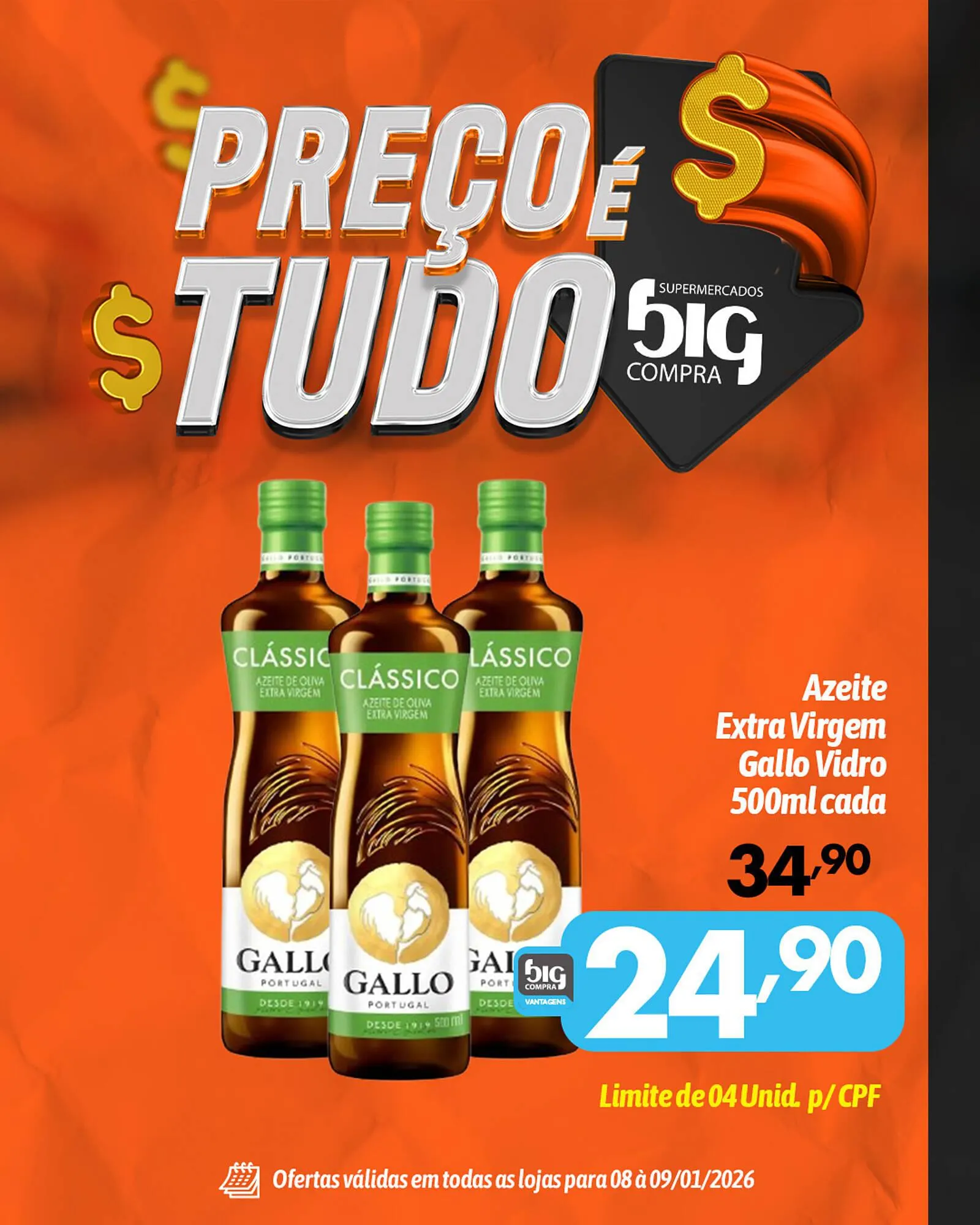 Encarte de Catálogo Supermercados Big Compra 8 de janeiro até 9 de janeiro 2026 - Pagina 3