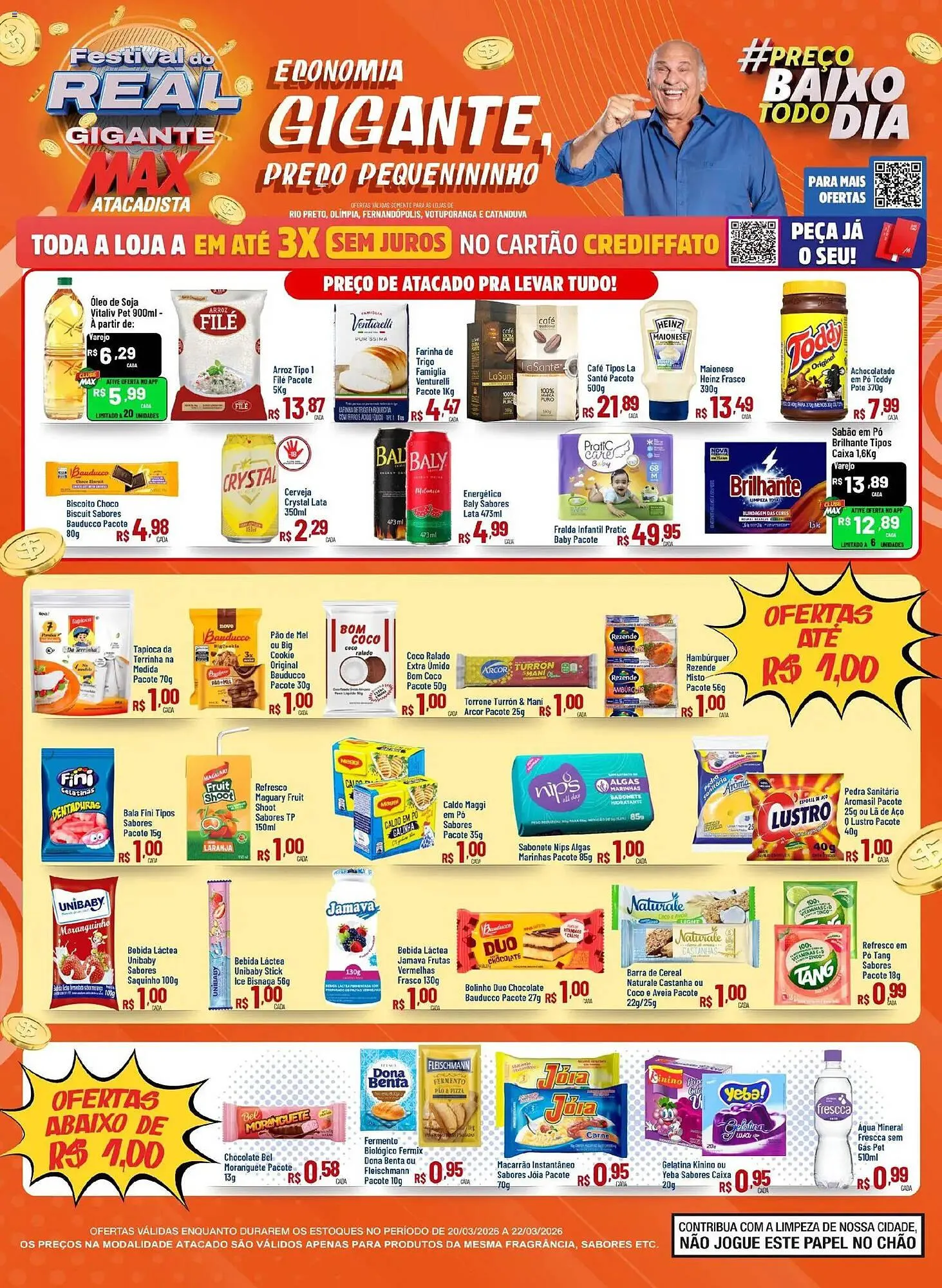 Encarte de Encarte Max Atacadista 20 de março até 22 de março 2026 - Pagina 1