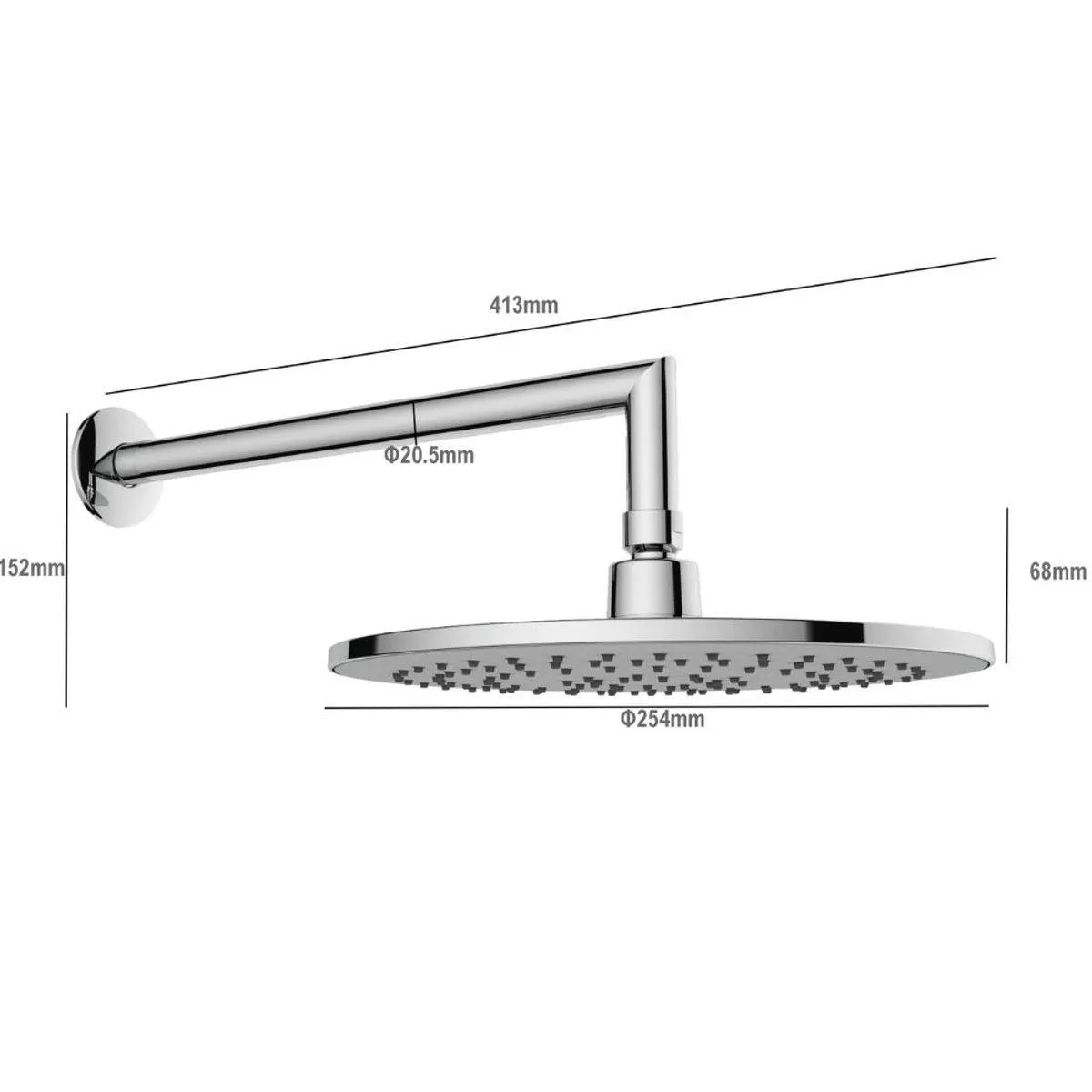 Ducha Redonda Round Alterna