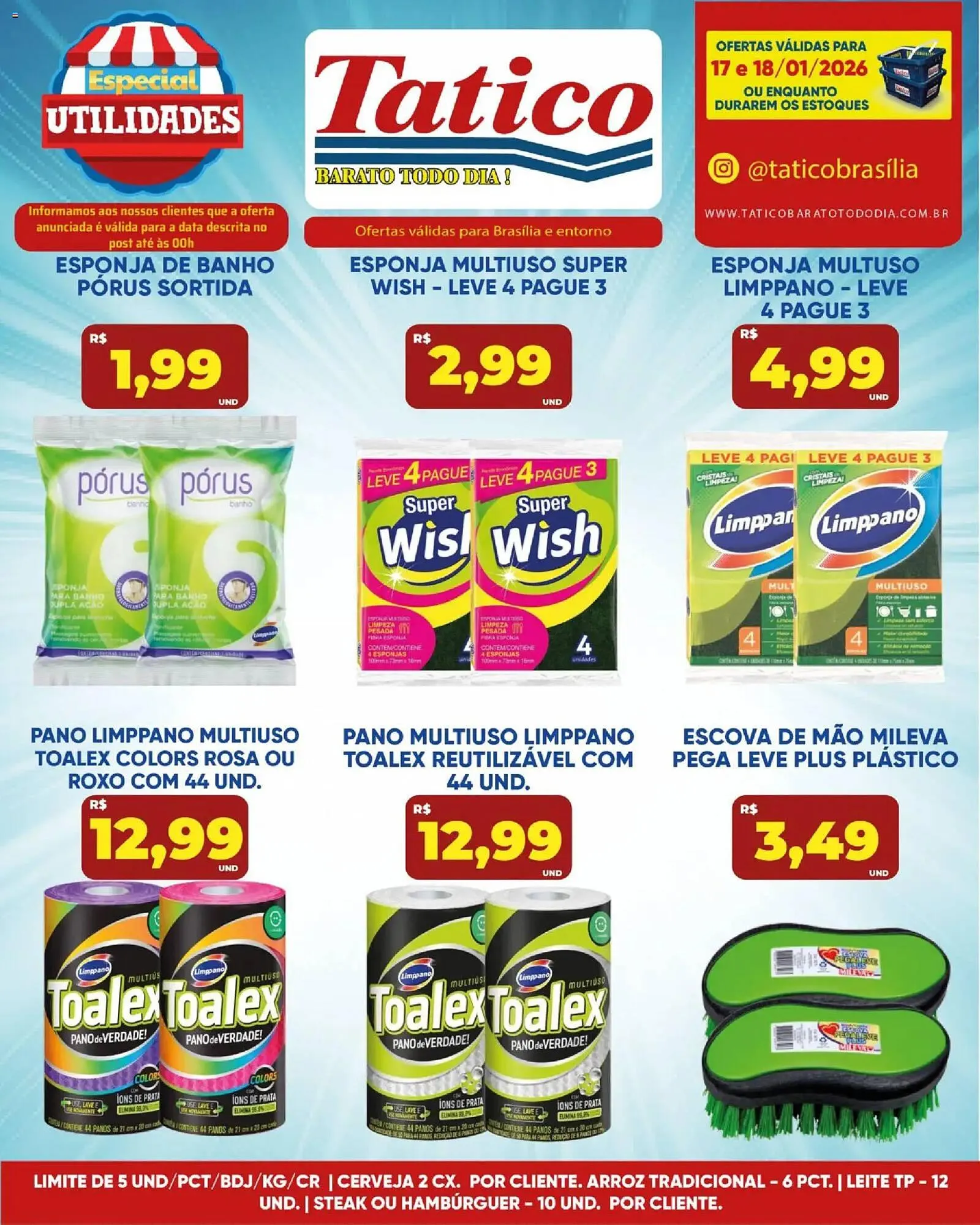 Encarte de Tabloide Tatico 17 de janeiro até 18 de janeiro 2026 - Pagina 17