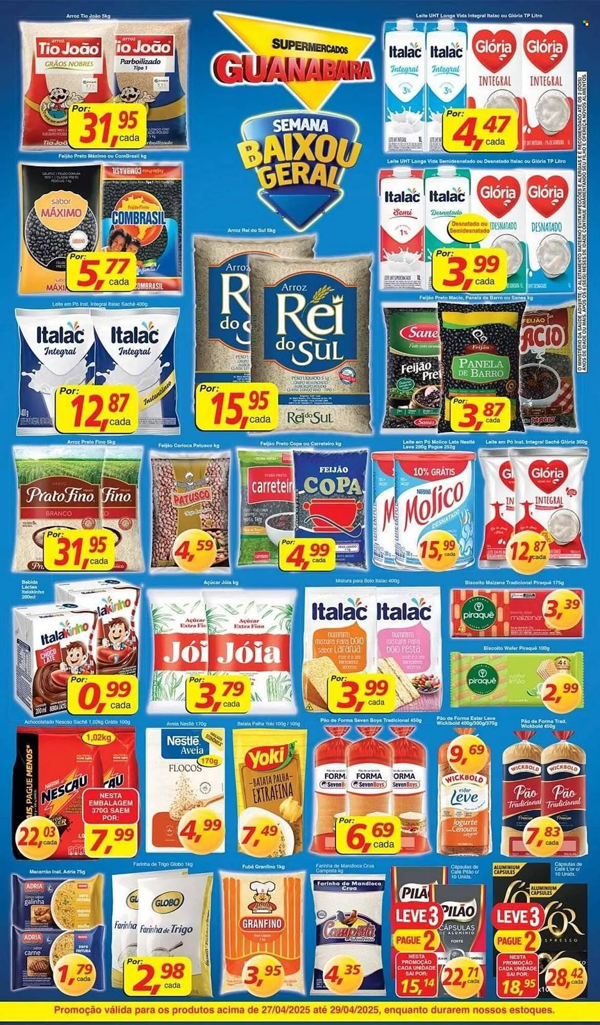 Encarte de Catálogo Supermercados Guanabara 27 de abril até 29 de abril 2025 - Pagina 2