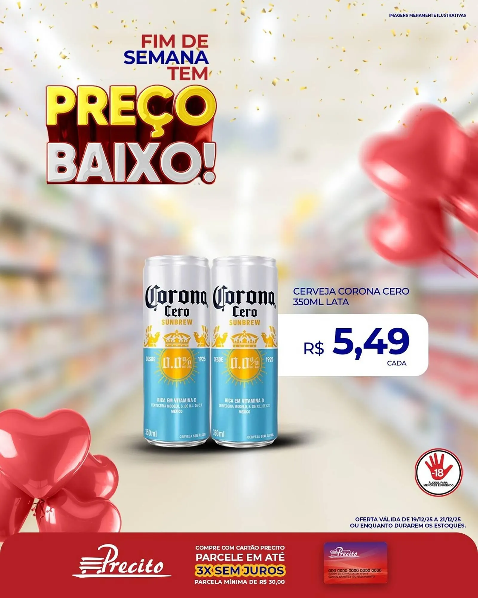 Encarte de Catálogo Supermercado Precito 19 de dezembro até 21 de dezembro 2025 - Pagina 1