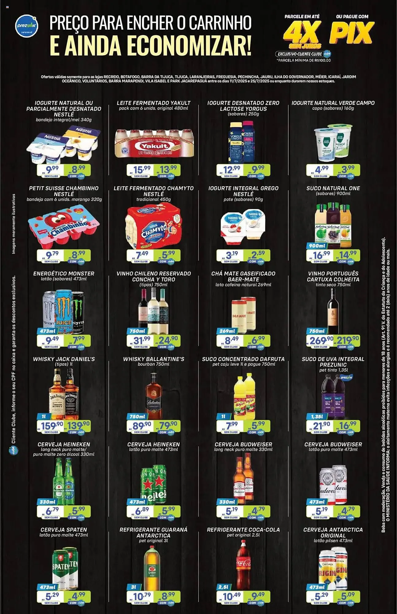 Encarte de Catálogo Prezunic 9 de julho até 24 de julho 2025 - Pagina 6