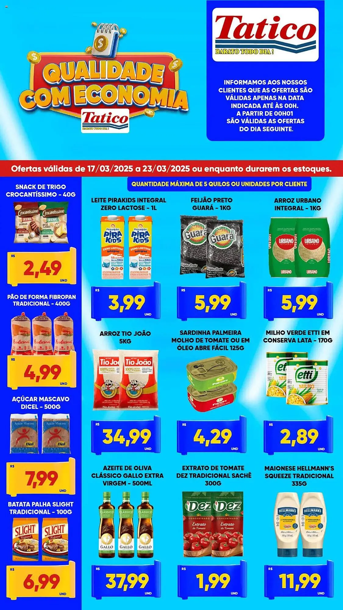 Encarte de Catálogo Tatico 17 de março até 23 de março 2025 - Pagina 2