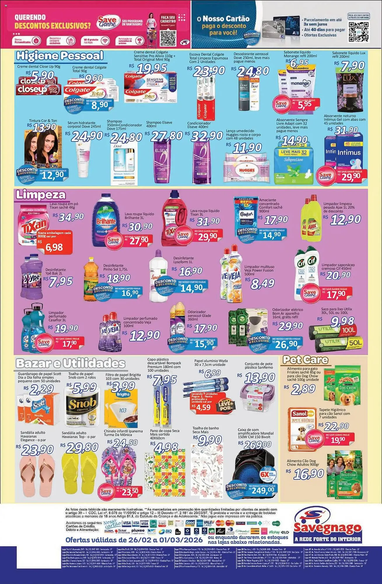 Encarte de Catálogo Supermercados Savegnago 26 de fevereiro até 2 de março 2026 - Pagina 4