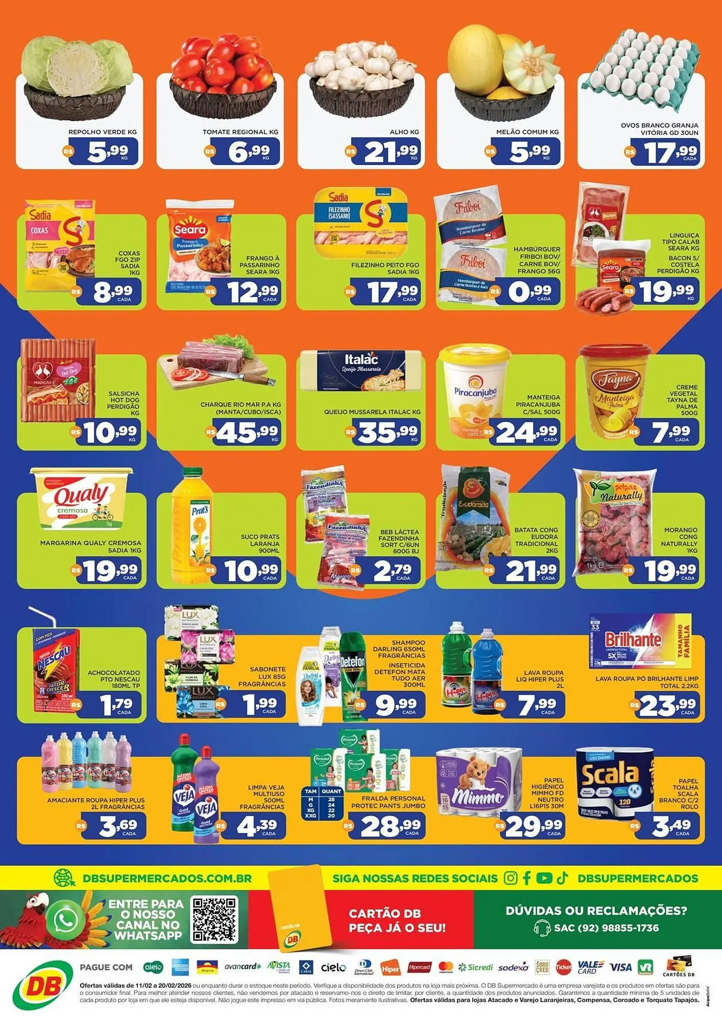 Encarte de Catálogo DB Supermercados 12 de fevereiro até 20 de fevereiro 2026 - Pagina 2