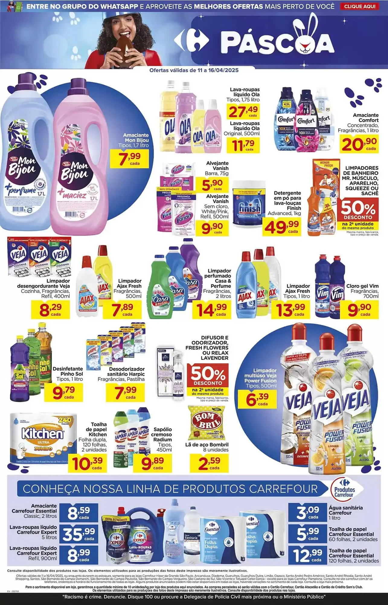 Encarte de Catálogo Carrefour 14 de abril até 16 de abril 2025 - Pagina 11