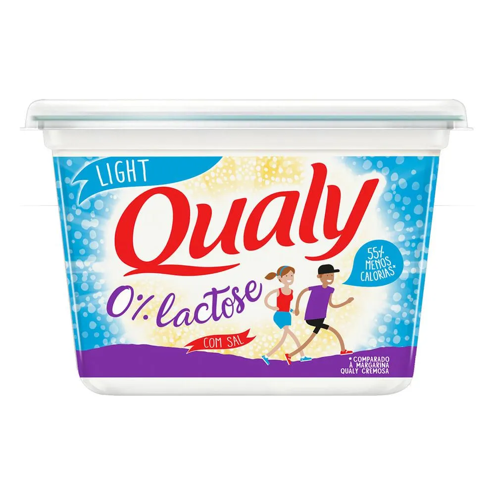 Margarina Qualy 500g Light Zero Lactose Com Sal