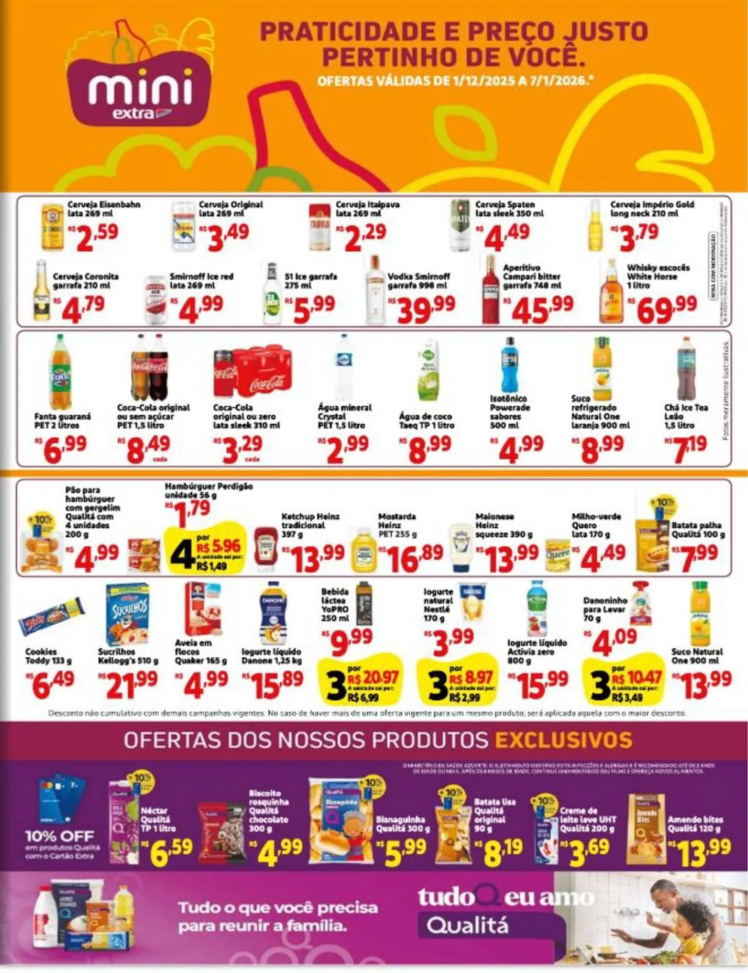 Encarte de Folheto Mini Extra 2 de dezembro até 7 de janeiro 2026 - Pagina 1