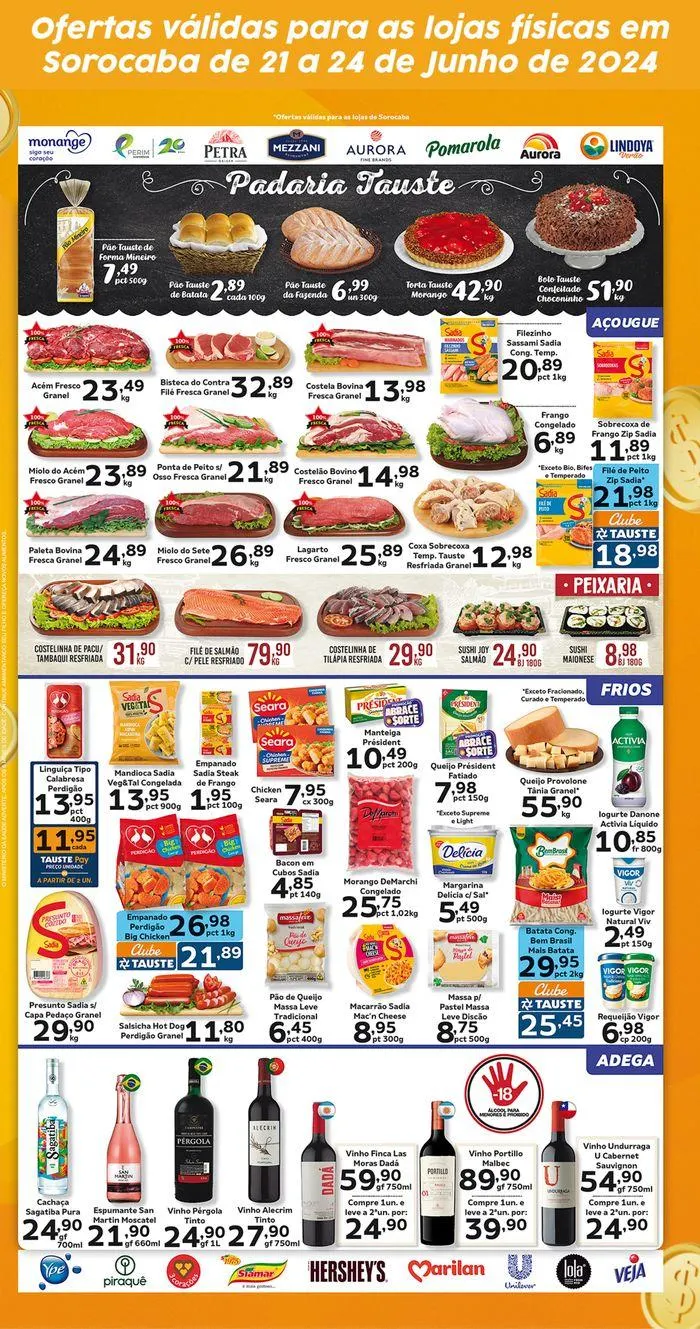 Encarte de Ofertas Tauste Sorocaba 21 de junho até 24 de junho 2024 - Pagina 4