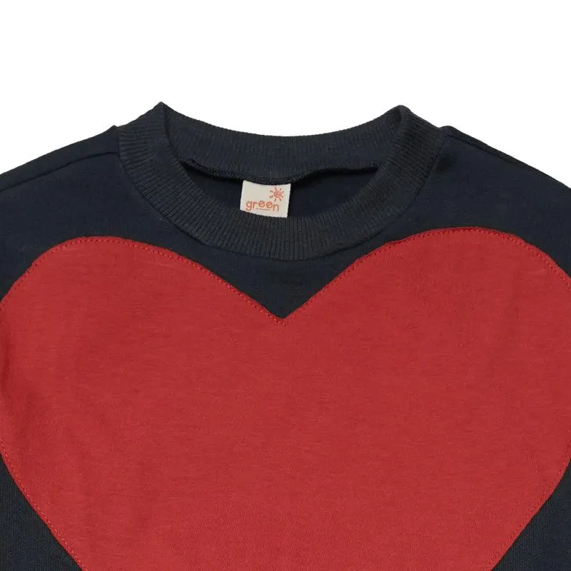 Conjunto Toddler Menina Heart Azul