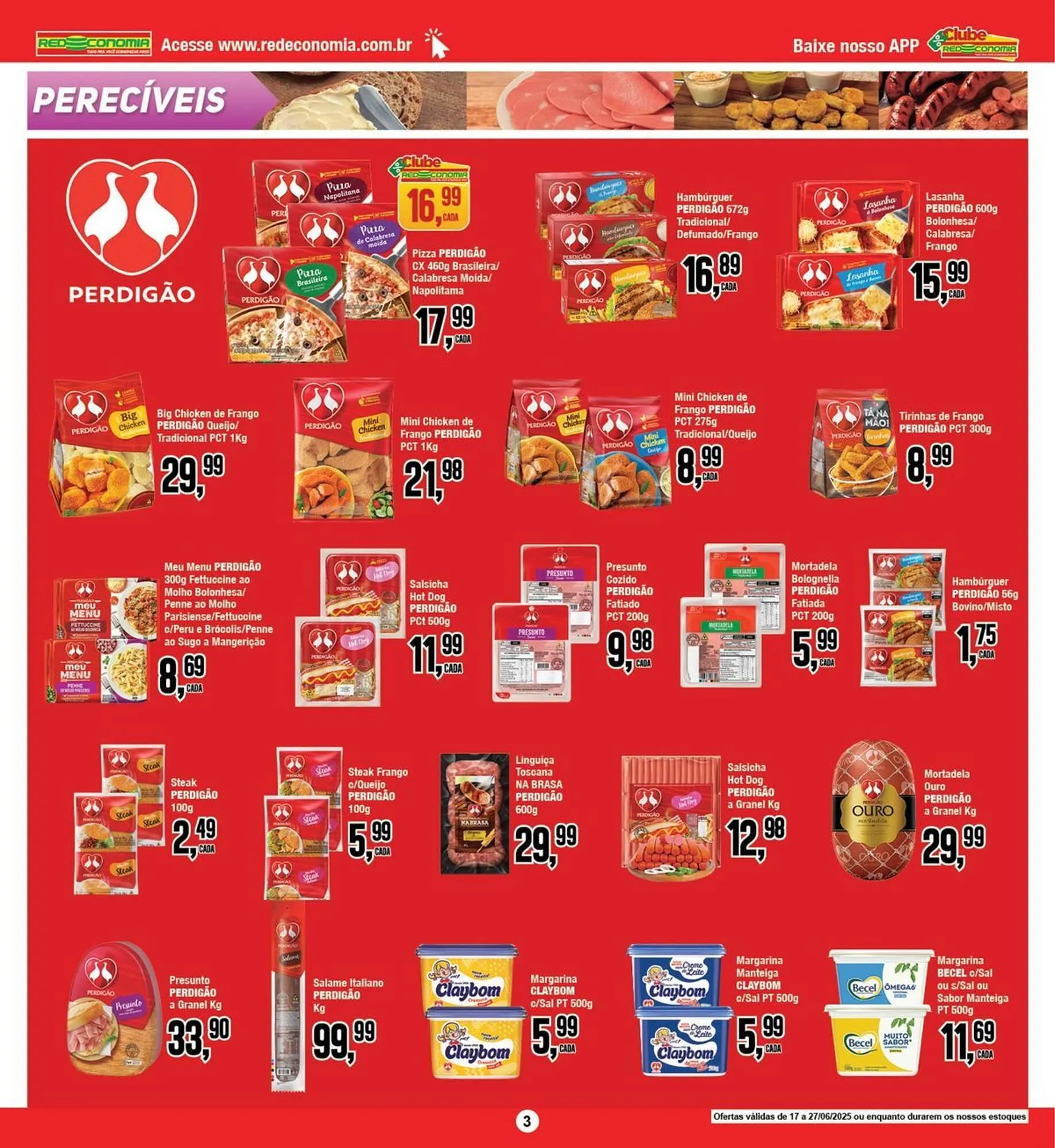 Encarte de Catálogo Rede Economia 27 de junho até 29 de junho 2025 - Pagina 3