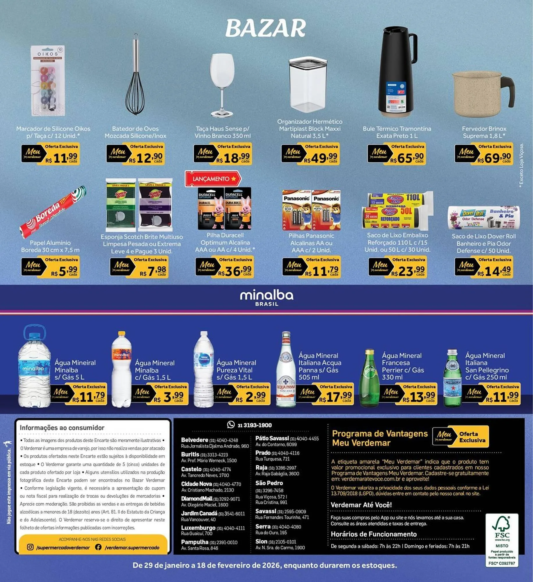 Encarte de Catálogo Verdemar Supermercado 29 de janeiro até 18 de fevereiro 2026 - Pagina 32