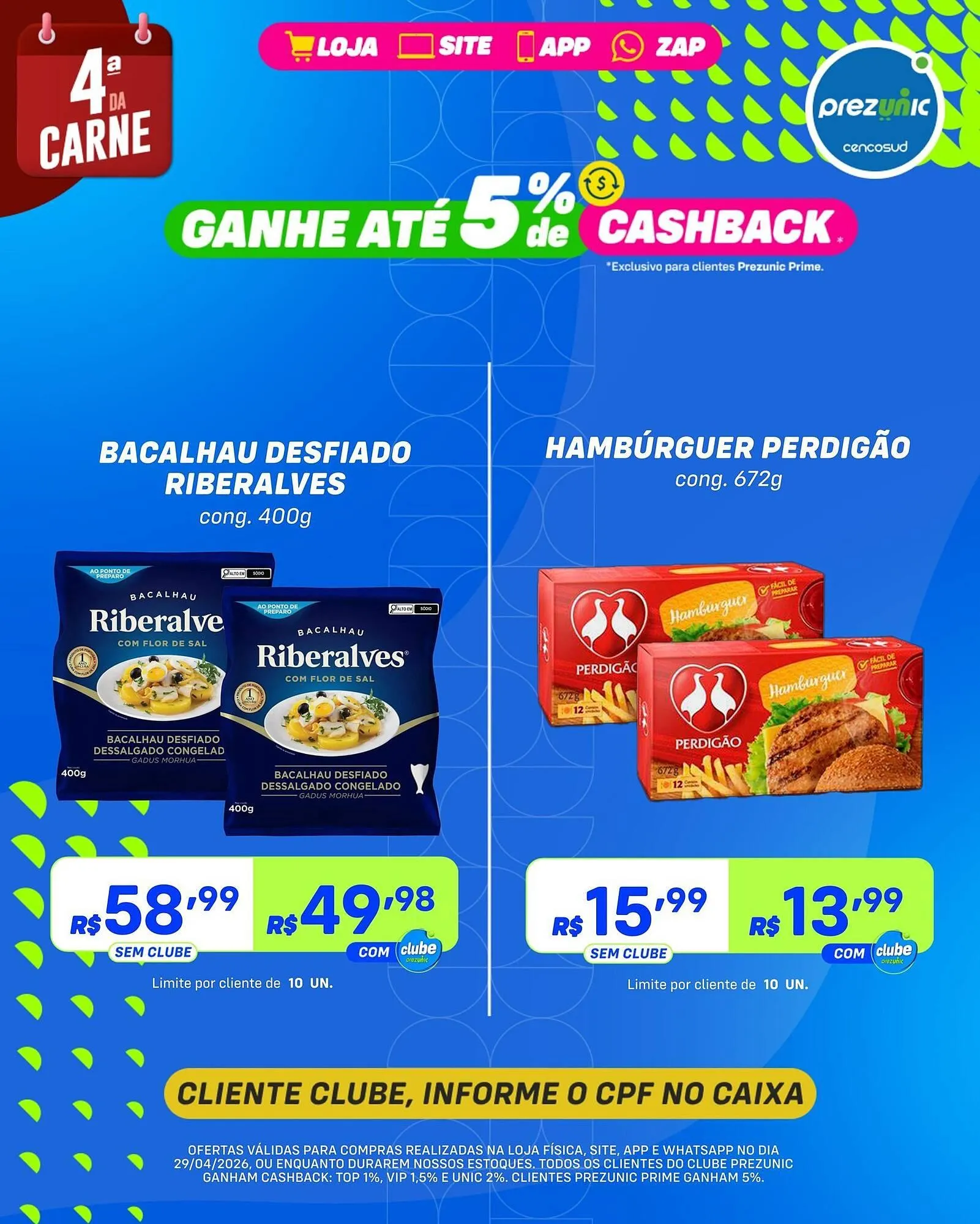 Encarte de Encarte Prezunic 29 de abril até 29 de abril 2026 - Pagina 4