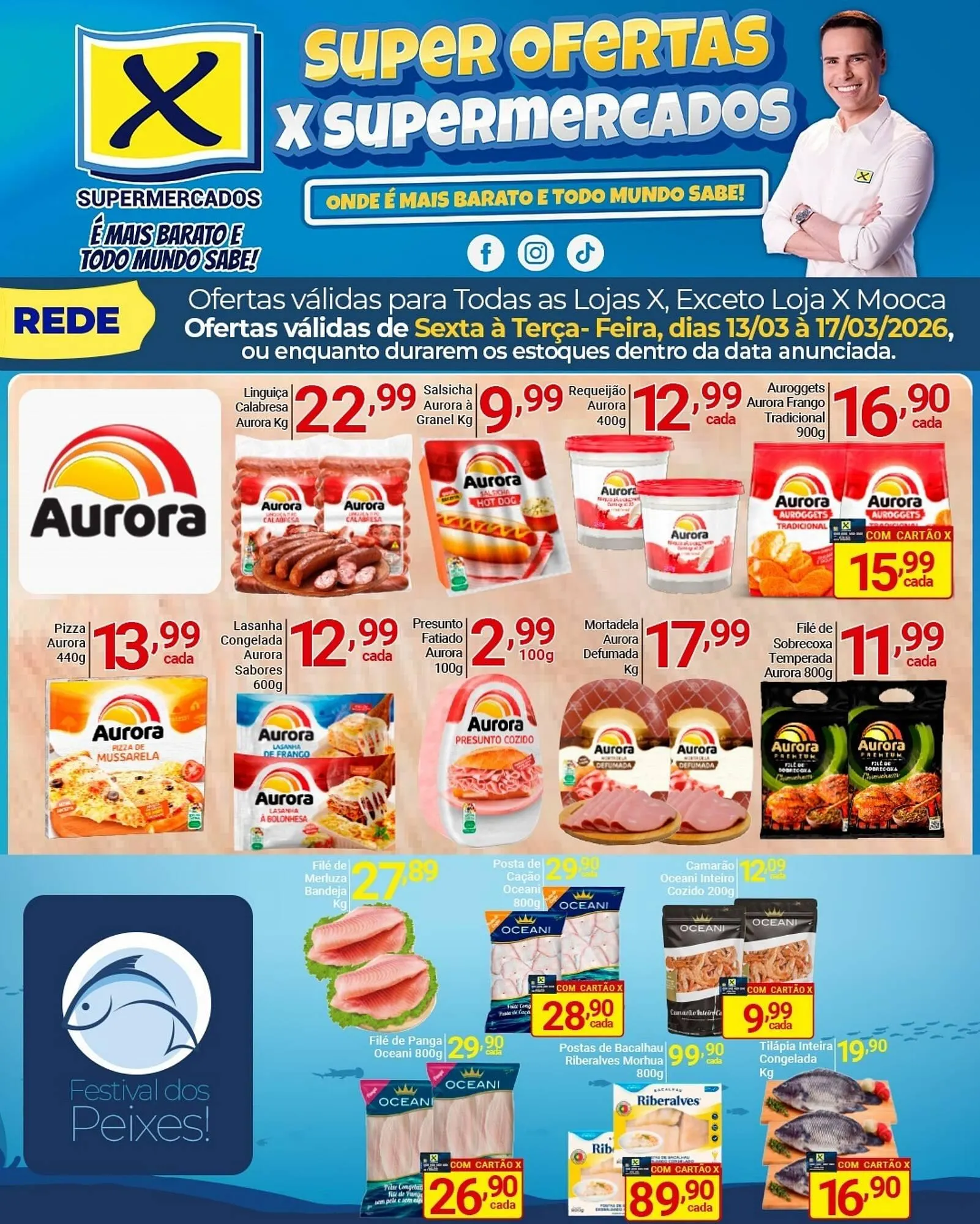 Encarte de Folheto X Supermercados 13 de março até 17 de março 2026 - Pagina 4