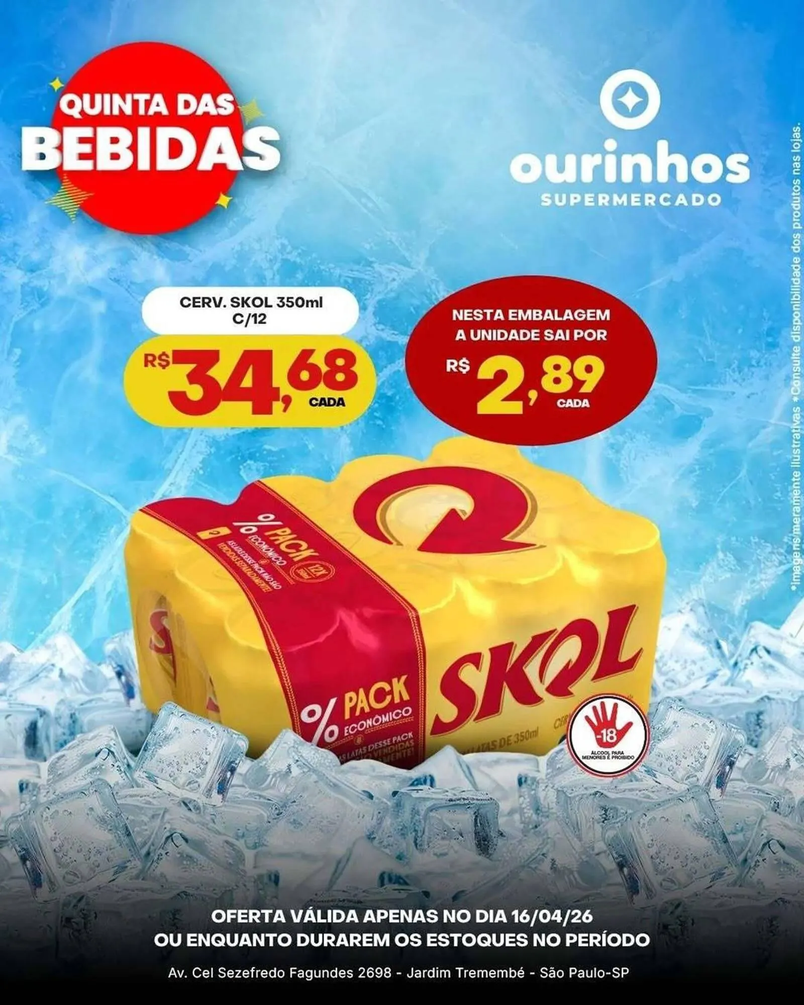 Encarte de Catálogo Ourinhos Hipermercado 16 de abril até 16 de abril 2026 - Pagina 1