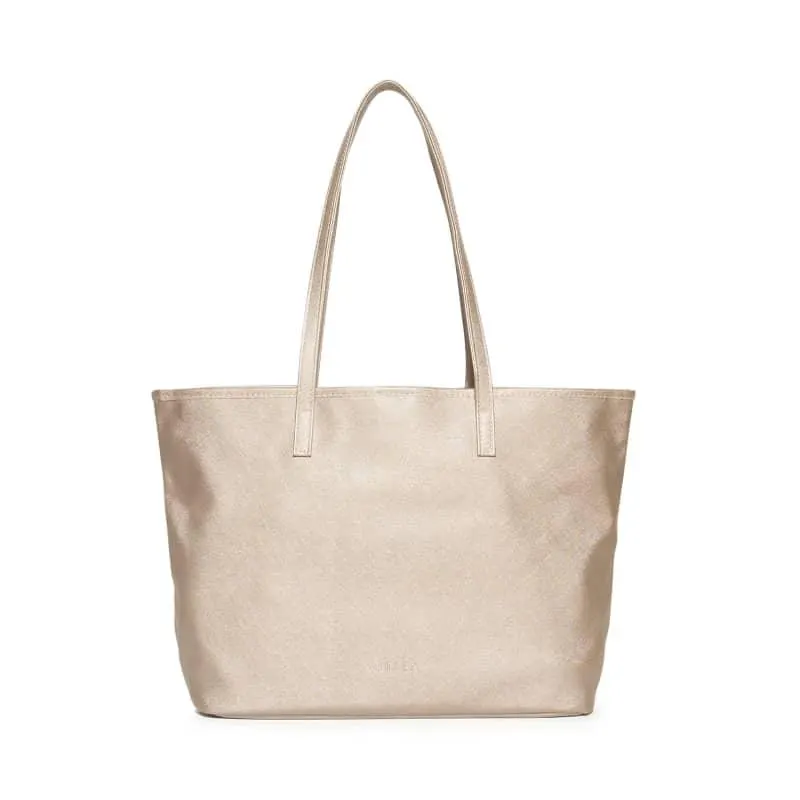 Bolsa Tote Dourada Eudora