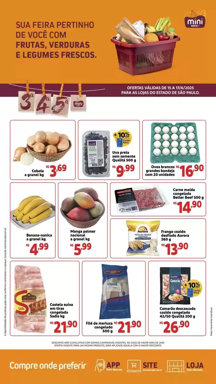 Encarte de Ofertas especiais para você 15 de abril até 17 de abril 2025 - Pagina 1