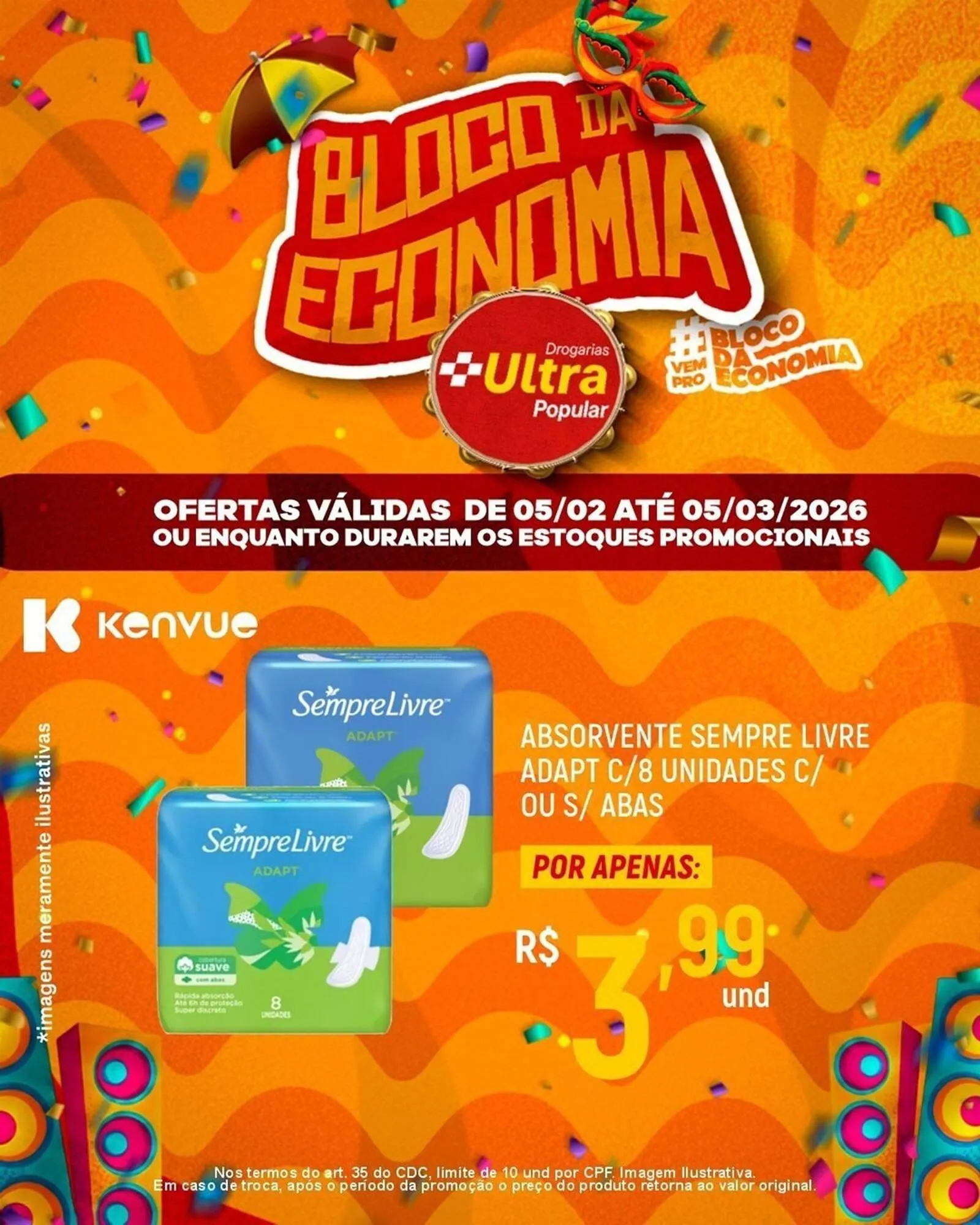 Encarte de Catálogo Drogarias Ultra Popular 5 de fevereiro até 5 de março 2026 - Pagina 4