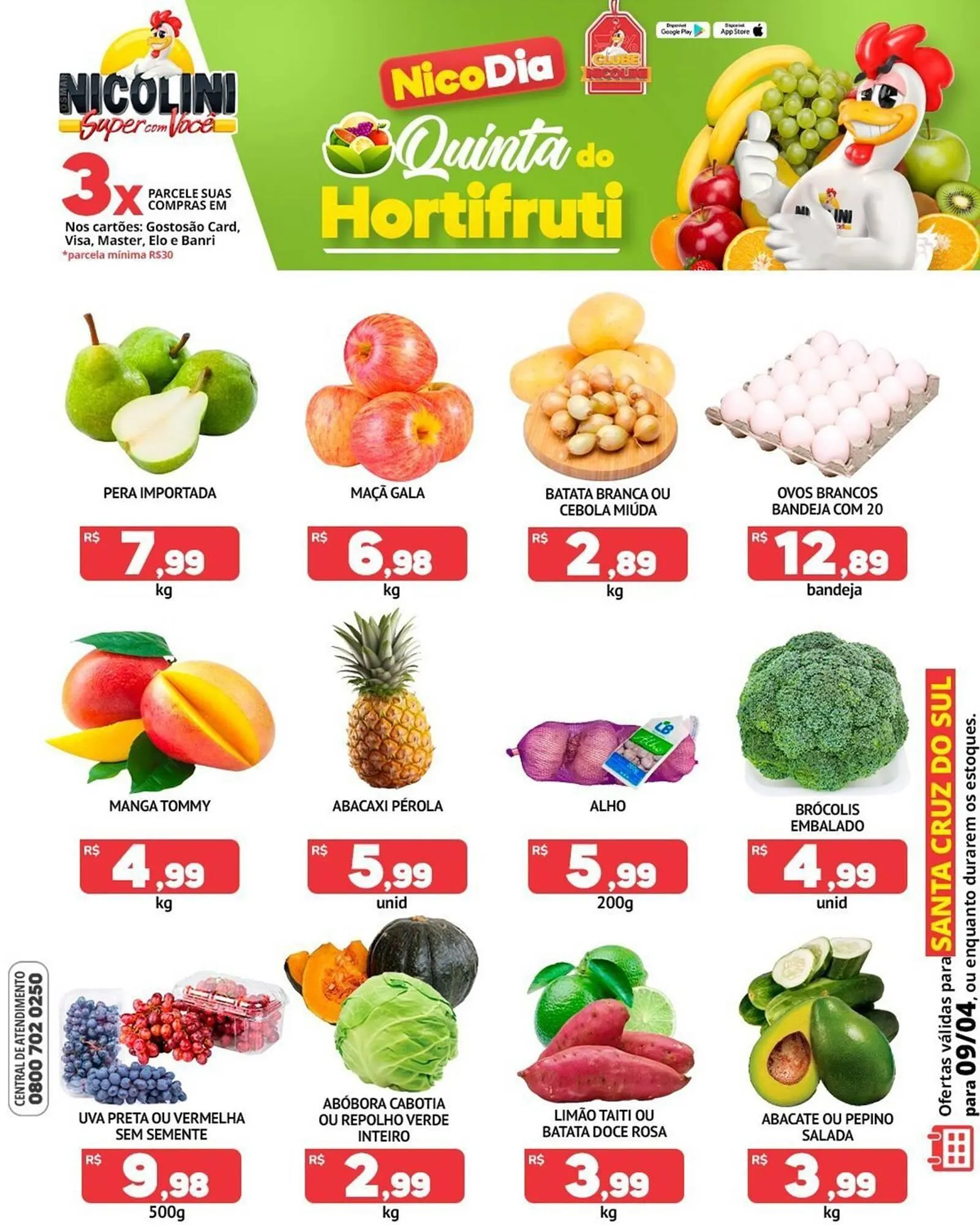 Encarte de Catálogo Super Nicolini 9 de abril até 9 de abril 2026 - Pagina 1