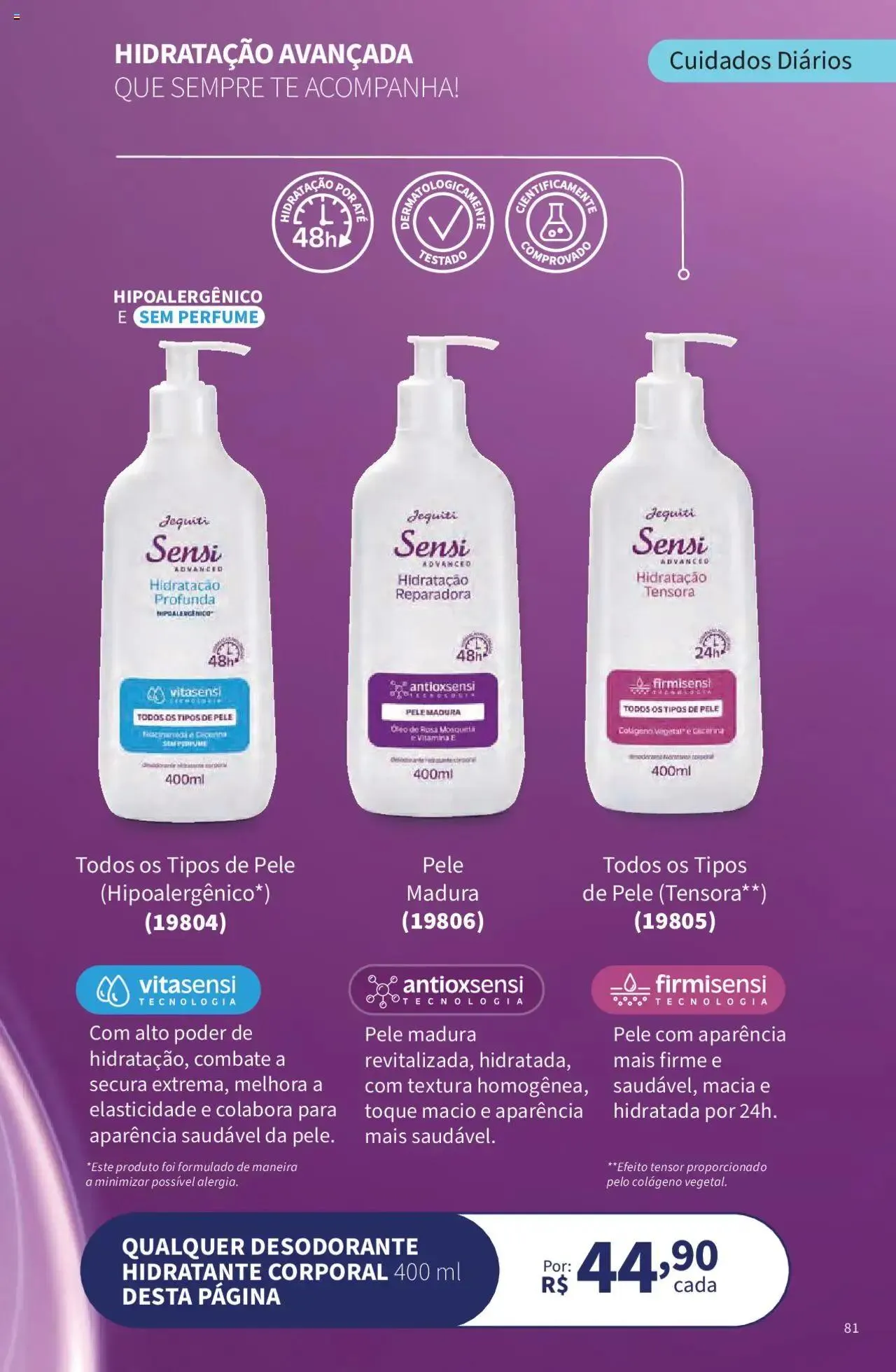 Encarte de Jequiti - Revista 06/2025 21 de abril até 16 de maio 2025 - Pagina 81