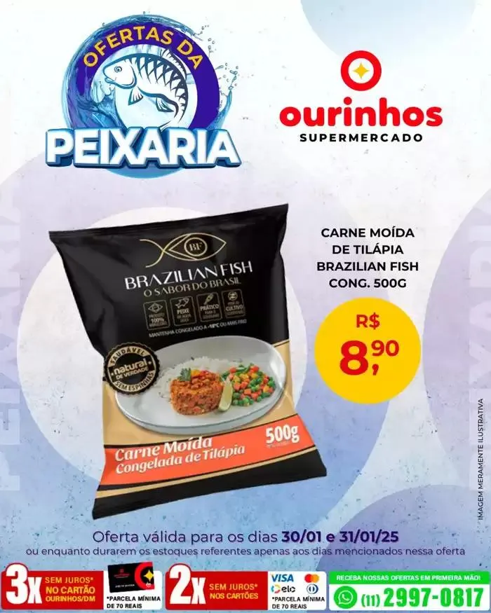 Encarte de Ofertas Ourinhos Hipermercado 30 de janeiro até 31 de janeiro 2025 - Pagina 1