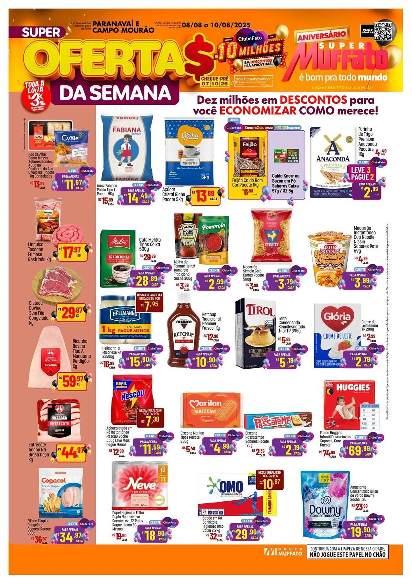 Encarte de Catálogo Muffato 8 de agosto até 8 de outubro 2025 - Pagina 1