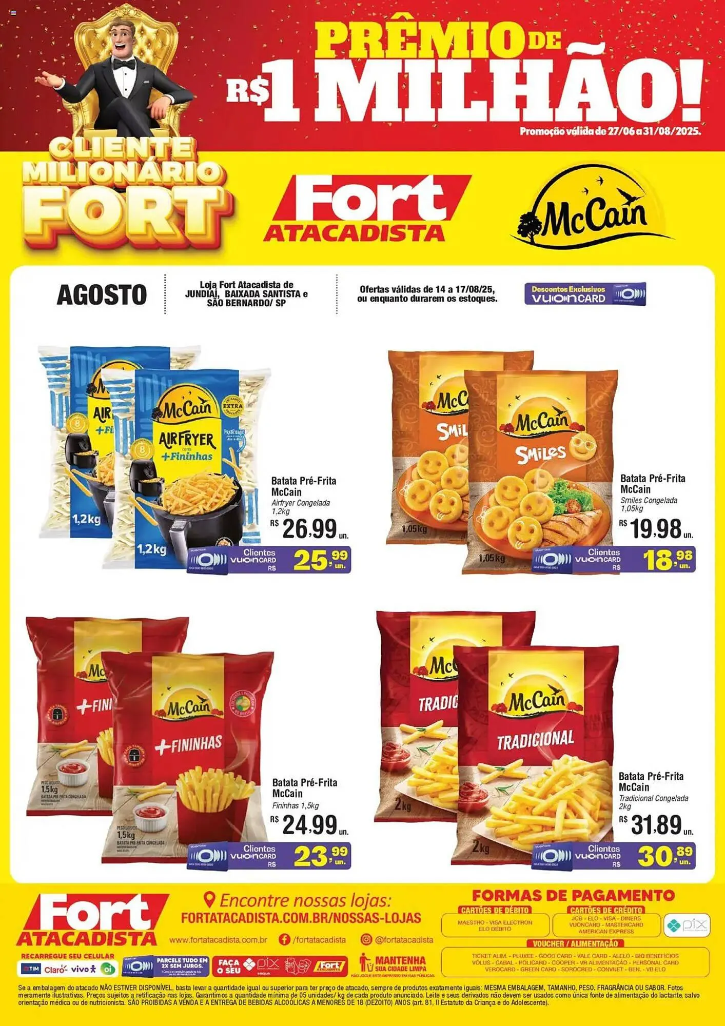 Encarte de Catálogo Fort Atacadista 14 de agosto até 17 de agosto 2025 - Pagina 1