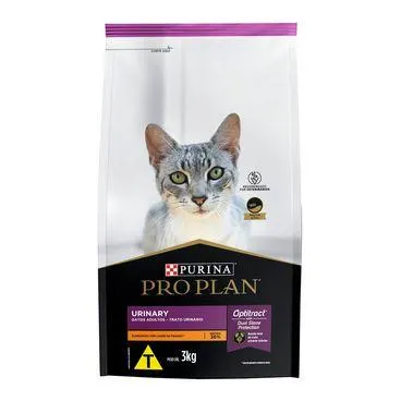 Ração Pro Plan Gatos Adultos Trato Urinário Frango 3 kg