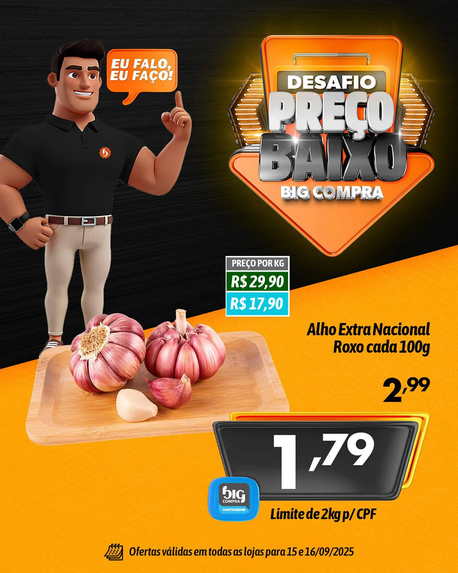 Encarte de Catálogo Supermercados Big Compra 15 de setembro até 16 de setembro 2025 - Pagina 2