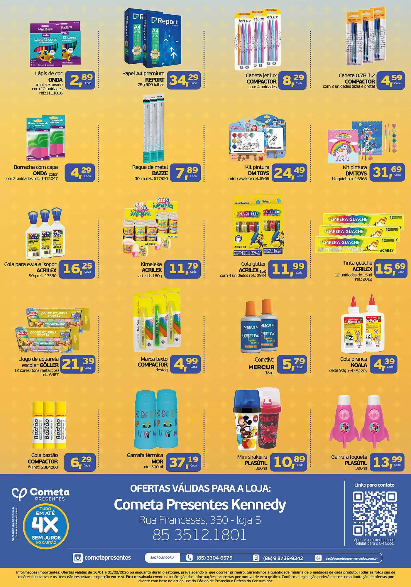 Encarte de Encarte Cometa Supermercados 16 de janeiro até 1 de fevereiro 2026 - Pagina 2