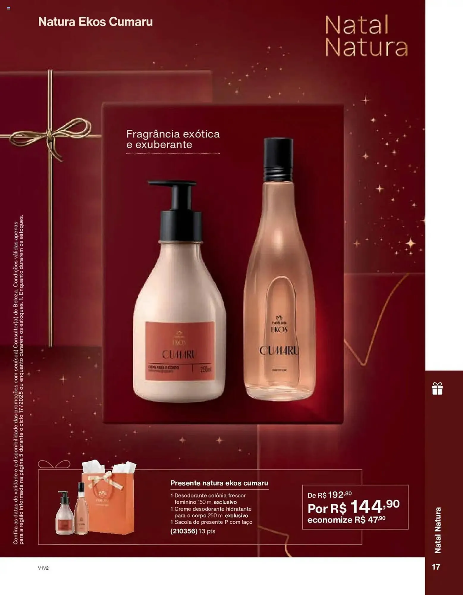 Encarte de Catálogo Natura 14 de outubro até 4 de novembro 2025 - Pagina 17