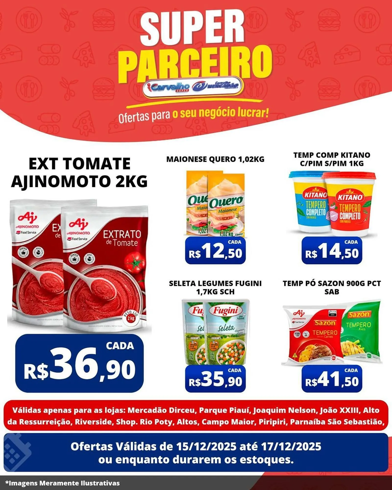 Encarte de Catálogo Carvalho Supermercado 15 de dezembro até 17 de dezembro 2025 - Pagina 2