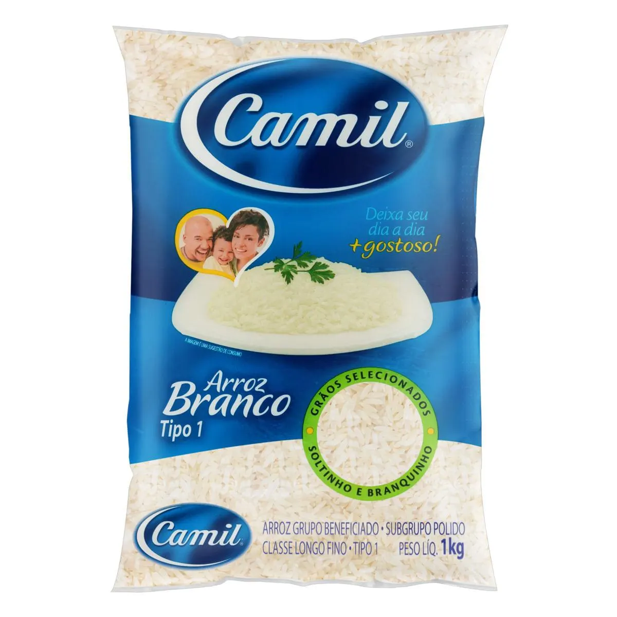 Arroz Branco Camil Tipo1 1Kg