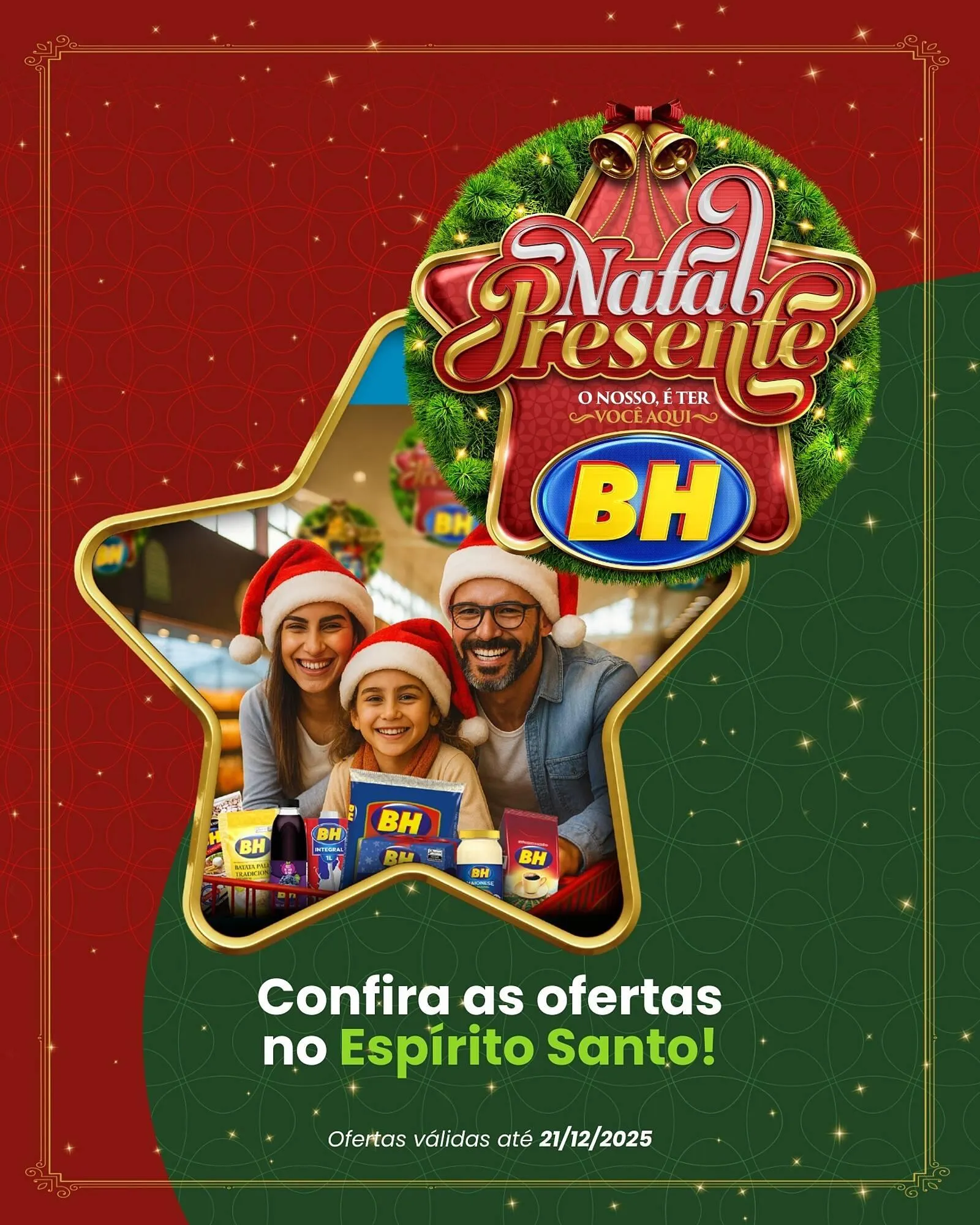 Encarte de Folheto Supermercados BH 15 de dezembro até 21 de dezembro 2025 - Pagina 1