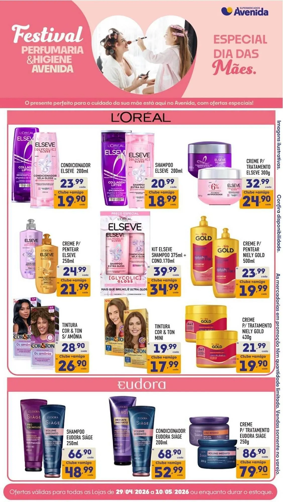 Encarte de Catálogo Supermercados Avenida 29 de abril até 10 de maio 2026 - Pagina 1