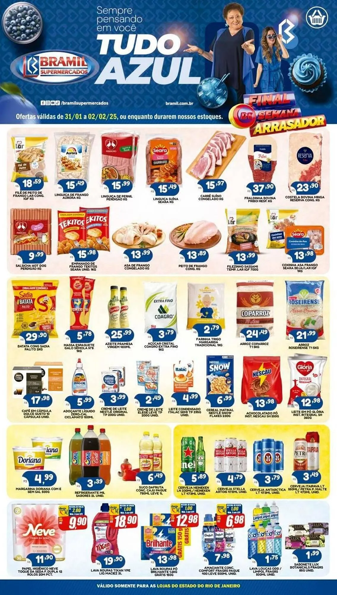 Encarte de Catálogo Bramil Supermercados 31 de janeiro até 2 de fevereiro 2025 - Pagina 1
