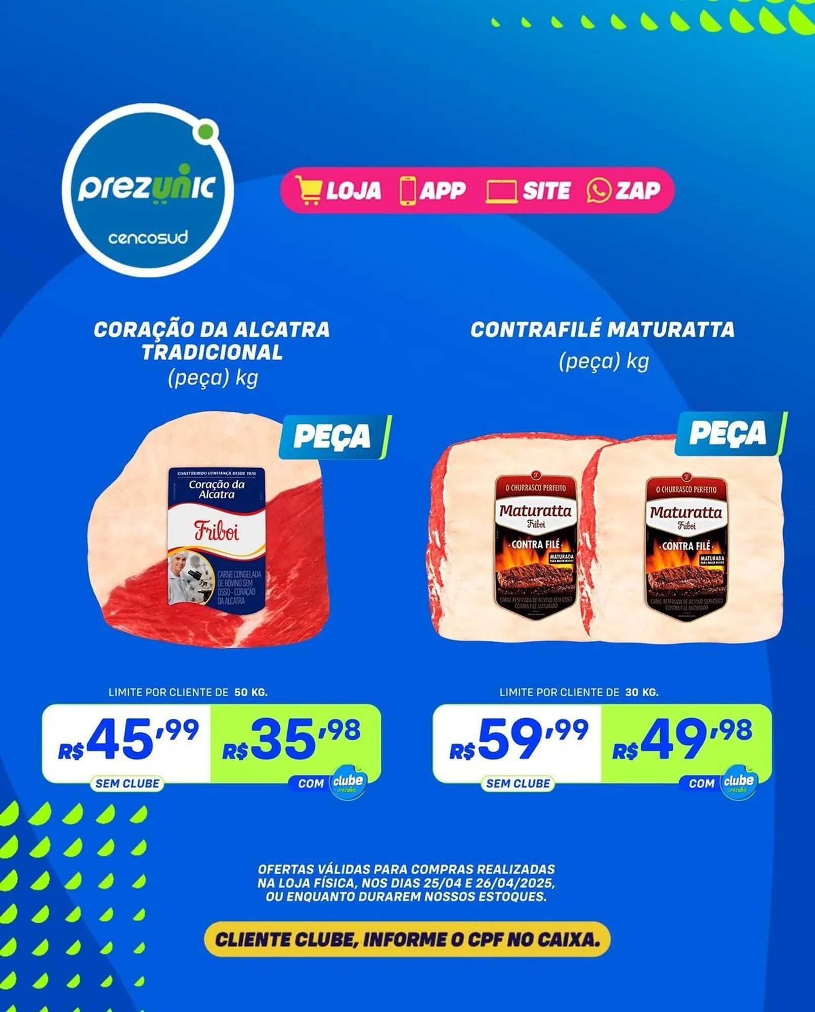 Encarte de Catálogo Prezunic 25 de abril até 26 de abril 2025 - Pagina 4