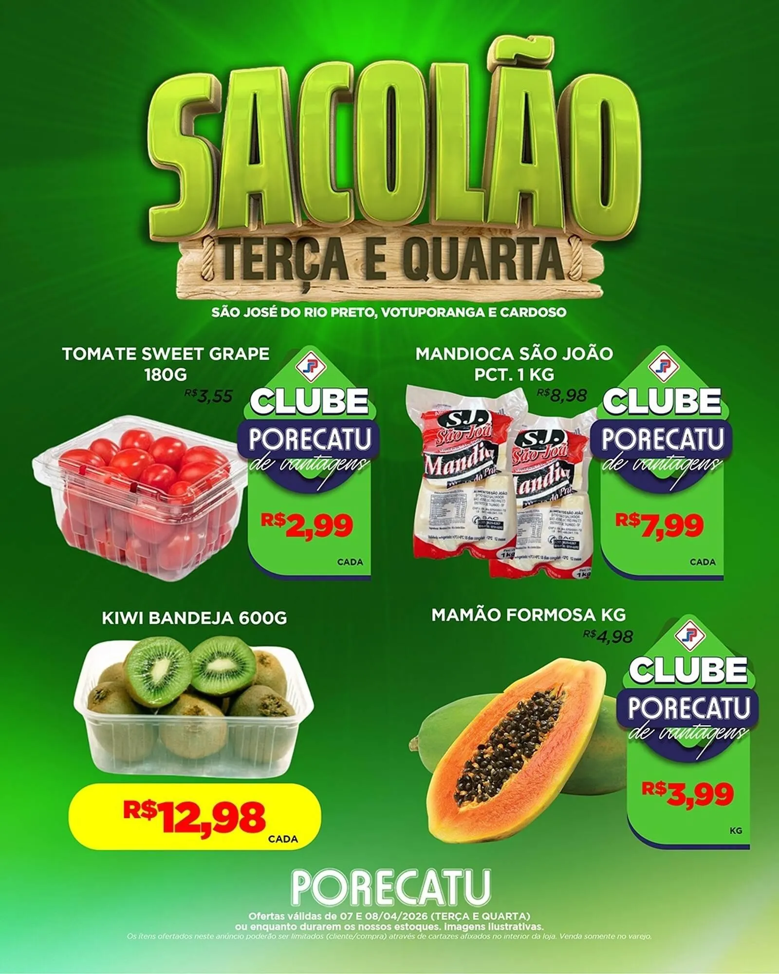 Encarte de Catálogo Supermercado Porecatu 7 de abril até 8 de abril 2026 - Pagina 4