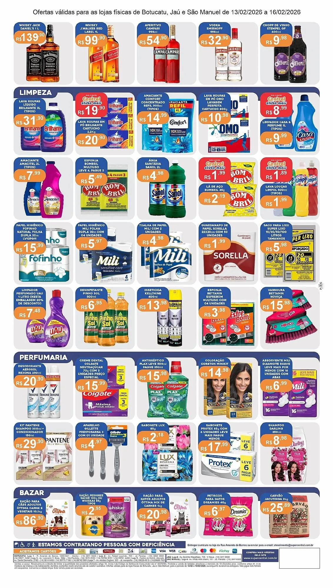 Encarte de Catálogo Central Supermercados 13 de fevereiro até 16 de fevereiro 2026 - Pagina 4